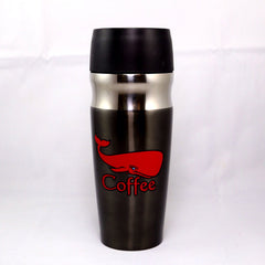 Red Whale “Coffee” Stainless Steel, Insulated Travel Mug 16oz