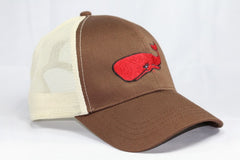 Red Whale Trucker Cap- Earth/Oyster