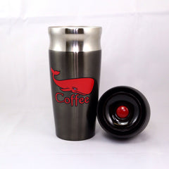 Red Whale “Coffee” Stainless Steel, Insulated Travel Mug 16oz